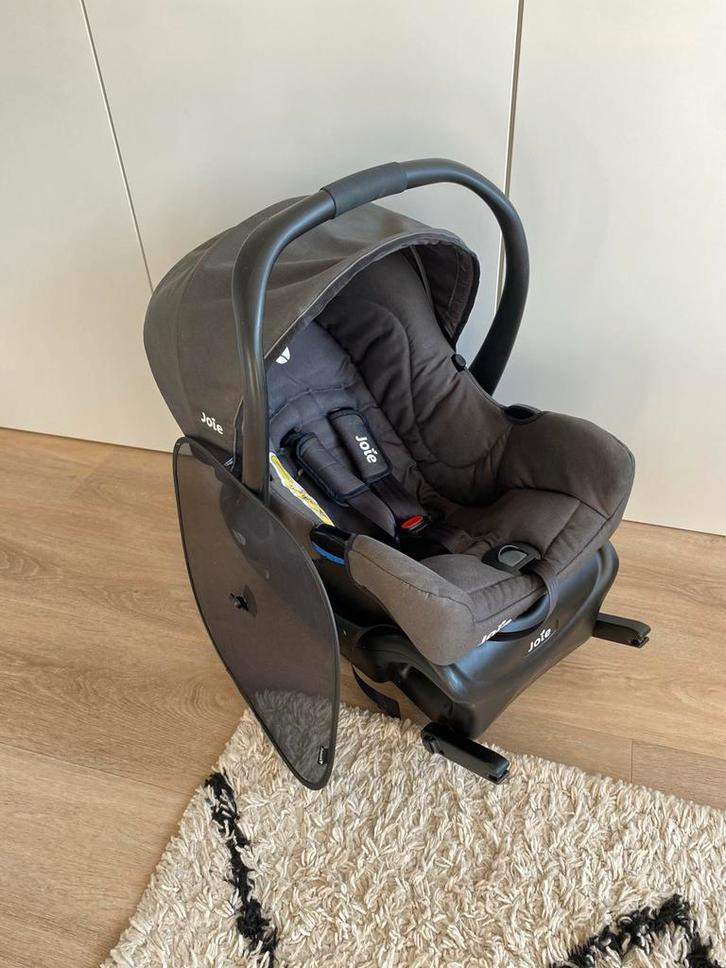 Joie Maxicosi + Isofix + Zonnescherm +spiegel, Kinderen en Baby's, Autostoeltjes, Gebruikt, Maxi-Cosi, 0 t/m 13 kg, Isofix, Zijbescherming