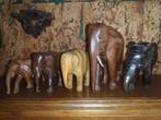Prachtige oude olifanten  5 stuks, Gebruikt, Ophalen of Verzenden, Dier