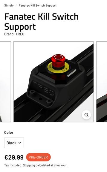 ✅ Fanatec noodstop houder kill switch mount❗️ beschikbaar voor biedingen