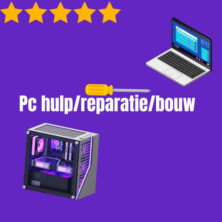 Pc hulp/reparatie/bouw, Computers en Software, Desktop Pc's, Nieuw, Onbekend, Ophalen