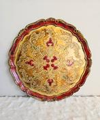 Florentijns serveerblad, Huis en Inrichting, ., Rond, Ophalen of Verzenden, Zo goed als nieuw