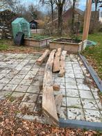 Eiken balken oudentiek, Doe-het-zelf en Verbouw, Hout en Planken, Ophalen, Eiken, Zo goed als nieuw, Balk