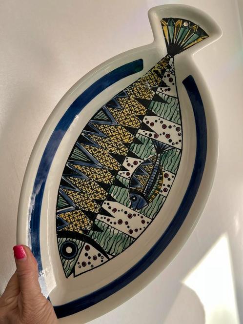 Vintage Zweeds JIE GANTOFTA Vis Serveerschaal Anita Nylund, Huis en Inrichting, Woonaccessoires | Schalen en Manden, Zo goed als nieuw