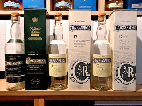 CRAGGANMORE 3 Lege flessen en dozen, Verzamelen, Merken en Reclamevoorwerpen, Gebruikt, Verpakking, Ophalen of Verzenden
