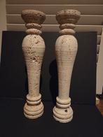 Bieden  2 leuke sokkels en 2 hang fakkels, Ophalen of Verzenden