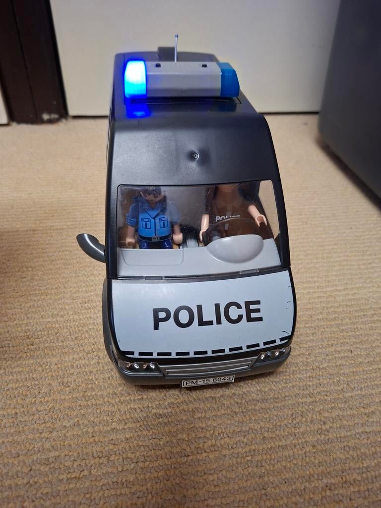 Playmobil Politiebus met Licht en Geluid, Ophalen of Verzenden, Gebruikt, Afstandsbediening