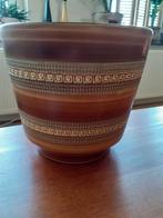 Mooie gave XL GERMANY kerateak bloempot!, Tuin en Terras, Bloempotten, Gebruikt, Rond, Ophalen of Verzenden, Minder dan 25 cm