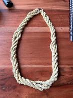 Licht groene/gele kralen ketting, Ophalen of Verzenden, Gebruikt, Groen, Overige materialen