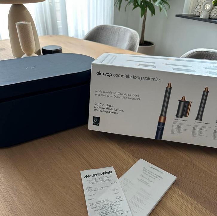 Dyson Airwrap Complete Long Volumise, Sieraden, Tassen en Uiterlijk, Uiterlijk | Haarverzorging, Zo goed als nieuw, Föhn of Haardroger