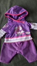 Baby Born Kleding Set - Paars/Roze, Ophalen of Verzenden, Gebruikt, Babypop