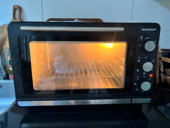 Oven silvercrest, Witgoed en Apparatuur, Ovens, Zo goed als nieuw, Minder dan 45 cm, Ophalen