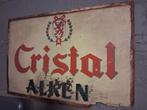 Oud Cristal Alken Reclamebord (geen emaille) ruilen, Verzamelen, Merken en Reclamevoorwerpen, Ophalen, Gebruikt, Reclamebord