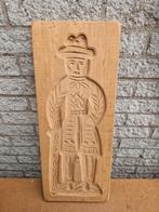 Antieke Speculaasplank - Man met Hoed, Antiek en Kunst, Ophalen of Verzenden