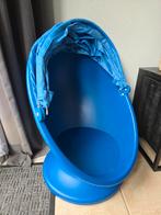 IKEA PS LÖMSK Draaifauteuil - Blauw, Huis en Inrichting, Fauteuils, Ophalen, Stof, Gebruikt, Minder dan 75 cm