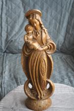 Mooie oude religieus Beeld Maria met kind, Antiek en Kunst, Antiek | Religie, Ophalen of Verzenden
