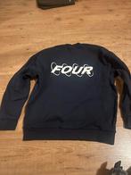 Zwarte Four Trui - Bijna Nieuw!, Kleding | Heren, Truien en Vesten, Ophalen of Verzenden, Zo goed als nieuw, Zwart