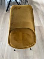 6 Kick Velvet kuipstoelen Goud, Vijf, Zes of meer stoelen, Modern, Stof, Zo goed als nieuw