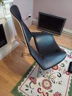 Design fauteuil stoel draaistoel, Huis en Inrichting, Fauteuils, Ophalen, Zo goed als nieuw, Hout