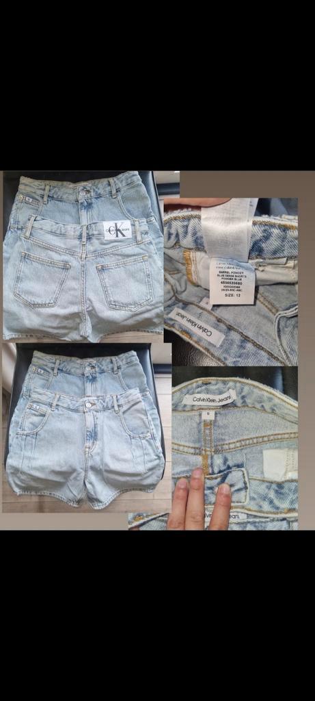 2 NIEUWE NIET GEDRAGEN Calvin Klein shorts, Kinderen en Baby's, Kinderkleding | Maat 134, Nieuw, Meisje, Broek, Ophalen of Verzenden