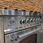 Luxe Fornuis Boretti 70cm rvs  4 pits GASOVEN klassiek, Witgoed en Apparatuur, Fornuizen, 60 cm of meer, Zo goed als nieuw, Energieklasse A of zuiniger