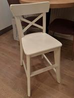 Ikea kinderstoel ingolf wit igs, Ophalen, Gebruikt, Overige typen, Aanschuifbaar