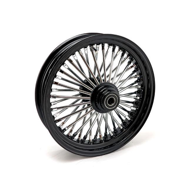 Fat spokes voorwiel zwart 3.50 x 16 enkele remschijf, Motoren, Onderdelen | Harley-Davidson, Nieuw, Ophalen