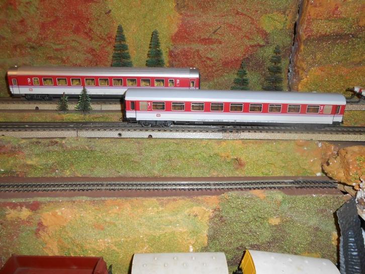Märklin 4227 en 4286 Intercityrijtuigen 1e en 2e klasse, Hobby en Vrije tijd, Modeltreinen | H0, Zo goed als nieuw, Treinset, Wisselstroom