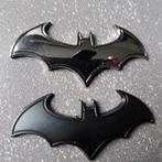 Batman 3D chroom zwart metalen logo badge embleem sticker, Verzenden, Nieuw, Auto of Motor