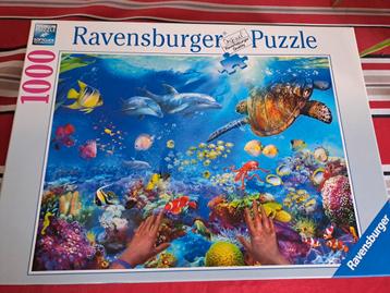 Ravensburger puzzel snorkelen 1000 stukjes als nieuw beschikbaar voor biedingen