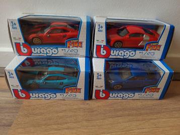 Bburago Street Fire Porsche 911 GT2 RS, Audi R8, Alpine A110 beschikbaar voor biedingen