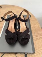 te koop:Bluebox zwarte sandalen met hakken maat 39, Zwart, Zo goed als nieuw, Bluebox, Sandalen of Muiltjes
