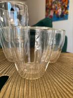 Dubbelwandige theeglazen, Huis en Inrichting, Keuken | Servies, Glas of Glazen, Ophalen of Verzenden, Overige stijlen, Glas