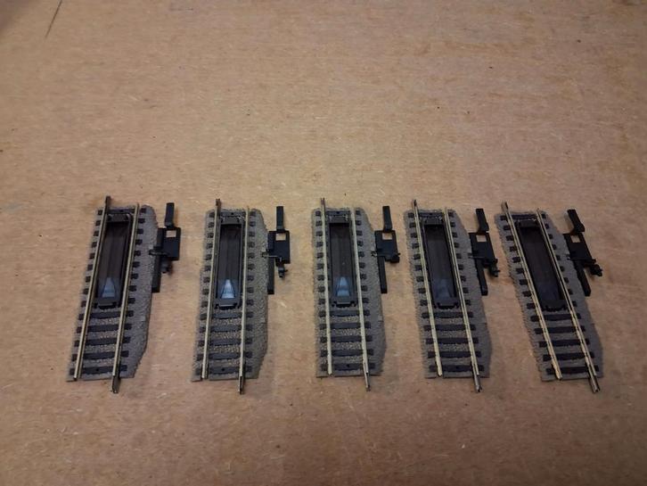 5 x fleiaschmann 6114 ontkoppelrails in zeer goede staat, Hobby en Vrije tijd, Modeltreinen | H0, Zo goed als nieuw, Rails, Gelijkstroom