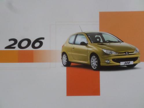 Peugeot 206 & Roland Garros 2003 Brochure, Boeken, Auto's | Folders en Tijdschriften, Zo goed als nieuw, Peugeot, Verzenden