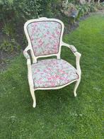 Stoel met roze bloemetjes print, Antiek en Kunst, Ophalen