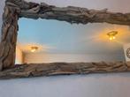 Unieke Driftwood Spiegel - 80x180 cm, Huis en Inrichting, Woonaccessoires | Spiegels, Ophalen of Verzenden, Zo goed als nieuw