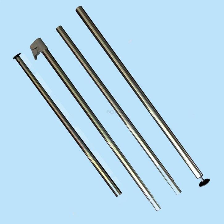 4x Telescoopstang voor Kattennet 350cm, Dieren en Toebehoren, Katten-accessoires, Zo goed als nieuw, Ophalen