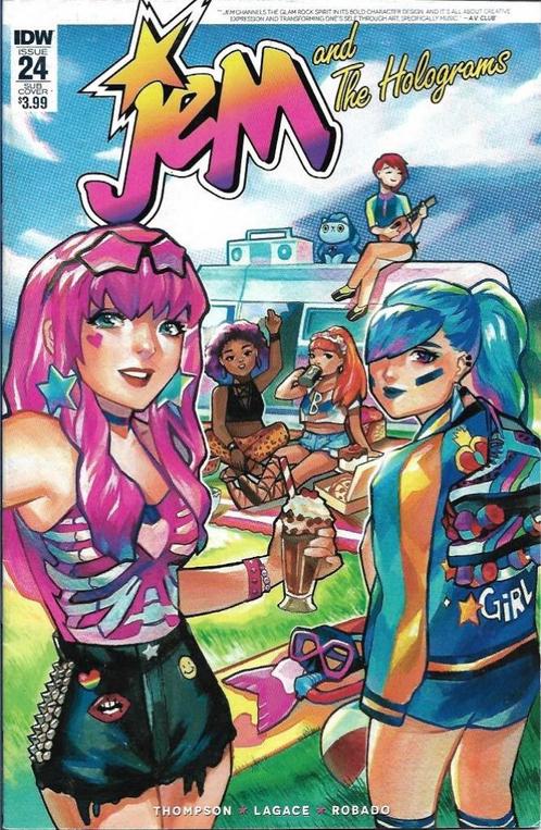 Jem and the Holograms #24 (2017), Boeken, Strips | Comics, Zo goed als nieuw, Eén comic, Amerika, Verzenden