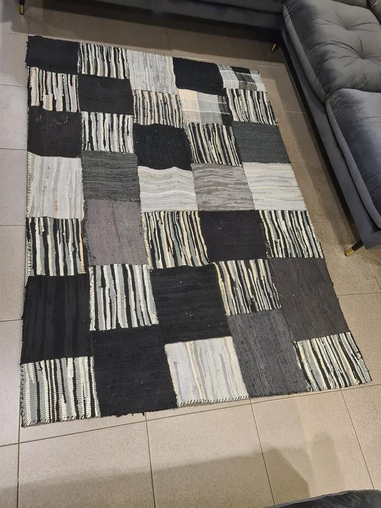 Nieuw By-Boo vloerkleed patchwork Billy 160x230cm €50, Ophalen, Crème, Industrieel landelijk barok brocante koloniaal boheems vintage