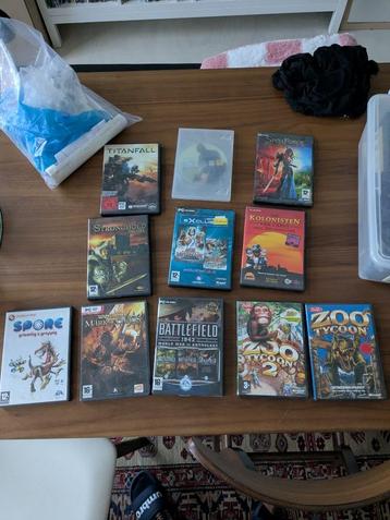 diverse pc games beschikbaar voor biedingen