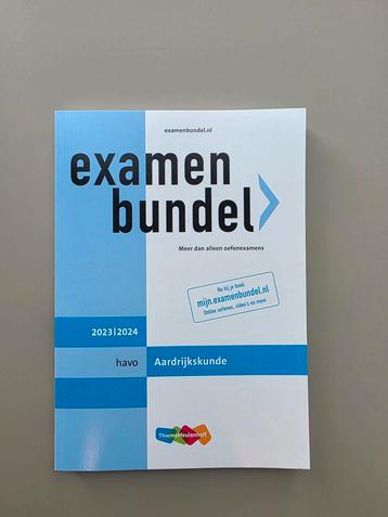 Examenbundel Aardrijkskunde HAVO 2023/2024 beschikbaar voor biedingen