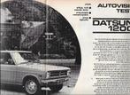 Roadtest DATSUN 1200, Autovisie 1970., Gelezen, Ophalen of Verzenden, Overige merken, Autovisie