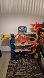 Hot Wheels Ultimate Garage Racebaan, Ophalen, Racebaan, Zo goed als nieuw, Hot Wheels