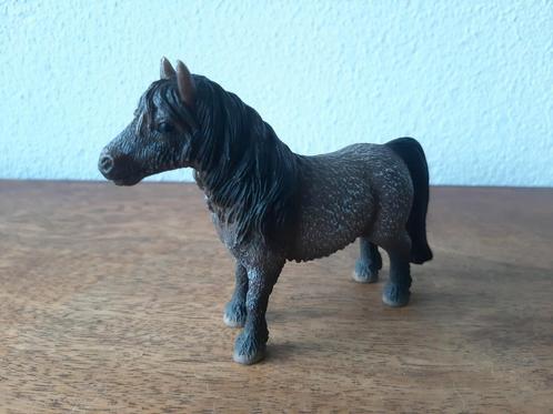 Schleich Shetland Hengst 13662, Verzamelen, Dierenverzamelingen, Zo goed als nieuw, Beeldje of Figuurtje, Paard, Ophalen of Verzenden