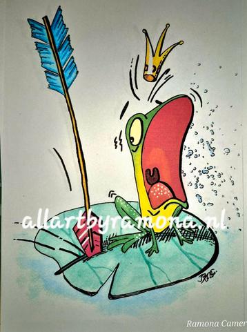 Sprookjes aquarellen A4 formaat  beschikbaar voor biedingen