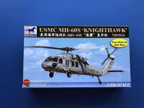 Bronco Models NB5034 USMC MH-60S "Knighthawk" 1/350, Hobby en Vrije tijd, Modelbouw | Vliegtuigen en Helikopters, Nieuw, Groter dan 1:72