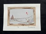 Zeefdruk Prasadam  (Zomeropruiming), Antiek en Kunst, Kunst | Litho's en Zeefdrukken, Verzenden