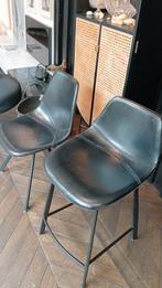 Dutchbone Franky Bar/Counter Stoel - Zwart, Gebruikt, Zwart, Ophalen of Verzenden, Metaal