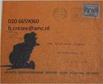 zoek oud brief envelop folder reclame bureau Rob Arnhem 1936, Verzenden, Gelezen, Folder