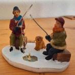 Kerstdorp figuurtje, figurines, de vissers, Ophalen of Verzenden, Zo goed als nieuw
